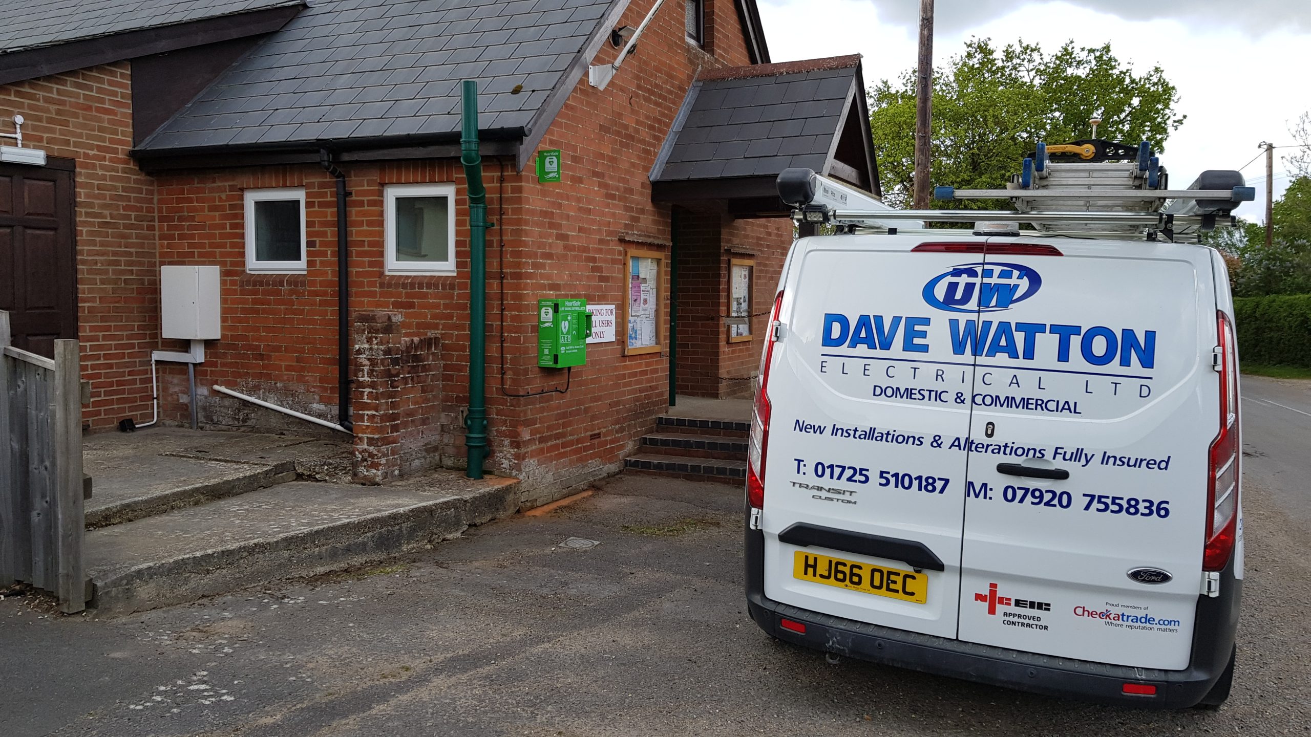 Dave Watton van outside